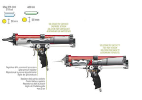 Gun for surface treatments - Weagorà