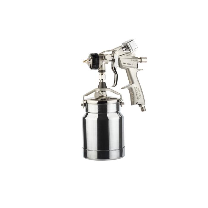 Paint Spray Gun with 1000cc aluminium suction feed cup - Weagorà