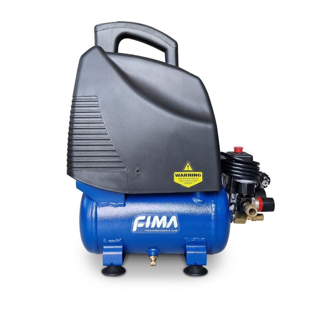 Fima Oil Free D15-06 - Portable Electric Air Compressor - 1.5HP Motor - 6L - Weagorà